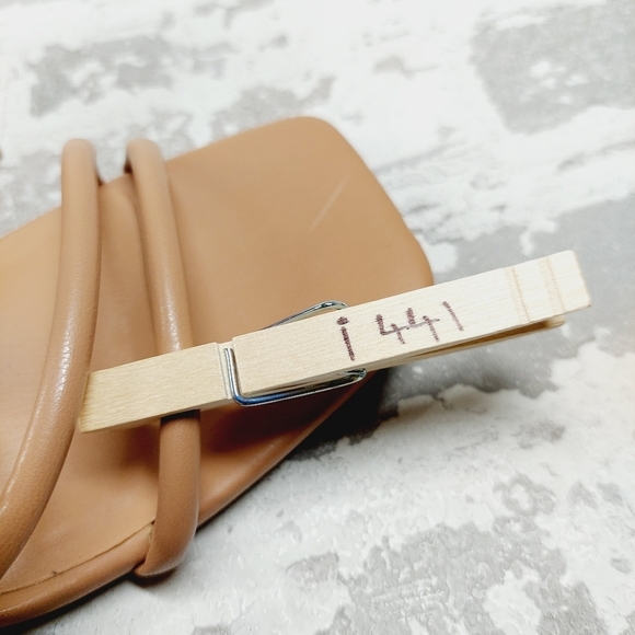 New Abound Austry Tan Mocha Tubular Strappy Heeled Sandal i441 - Picture 12 of 12